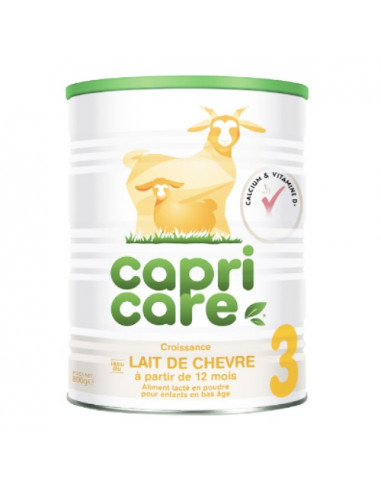 Capricare 3 Croissance lait de chèvre en poudre. 800g