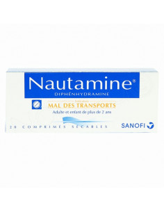 Nautamine mal des transports 20 comprimés