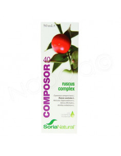 SoriaNatural Composor 40 Venasor Ruscus Complex. 50ml