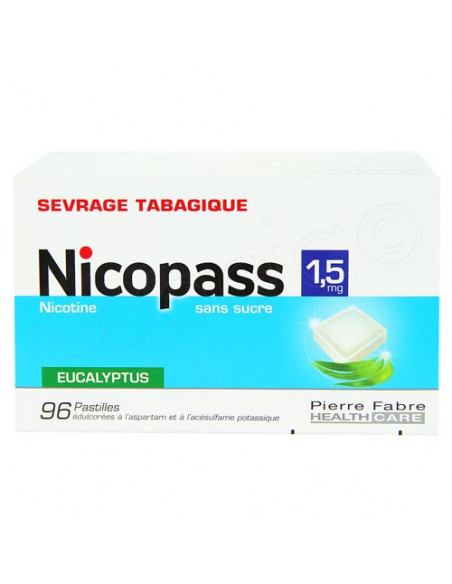 Nicopass Sevrage Tabagique Eucalyptus Sans Sucre 1