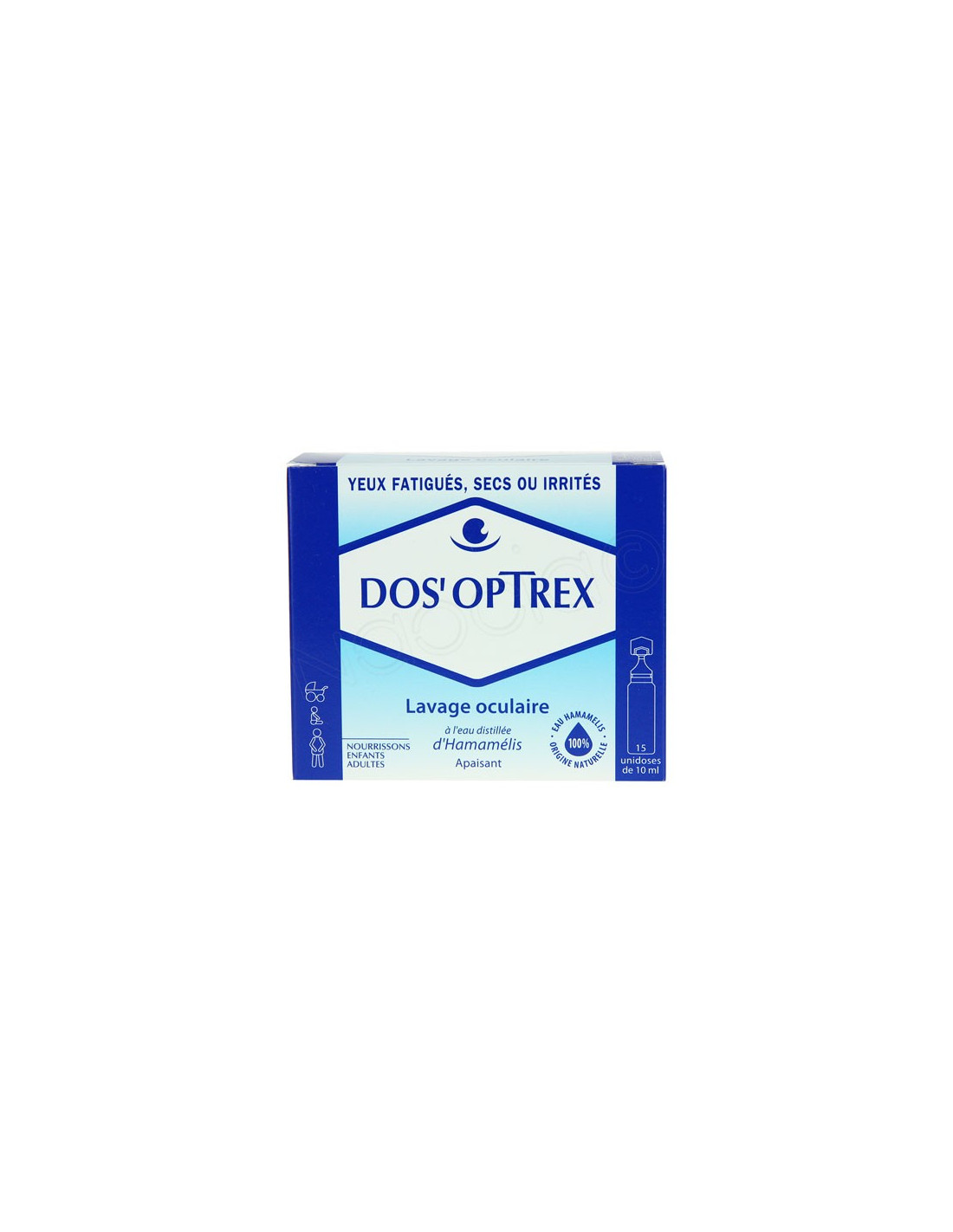 DOS'OPTREX Solution lavage oculaire 15 Doses 10ml - Archange-pharma