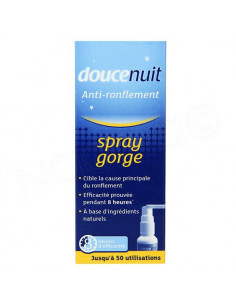 DOUCENUIT GORGE Solution buccale anti-ronflement. Spray de 22ml - ACL 4363389