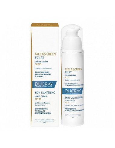 Ducray Melascreen Eclat Spf15 Crème Légère - Taches brunes, peaux normales à mixtes 40ml Ducray - 1