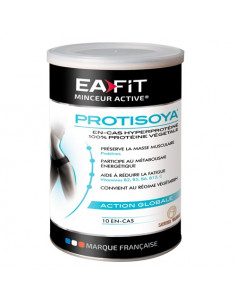 Ea-Fit Protisoya En-cas Hyperprotéiné 100% protéine végétale saveur Vanille 320g Ea Pharma - 1