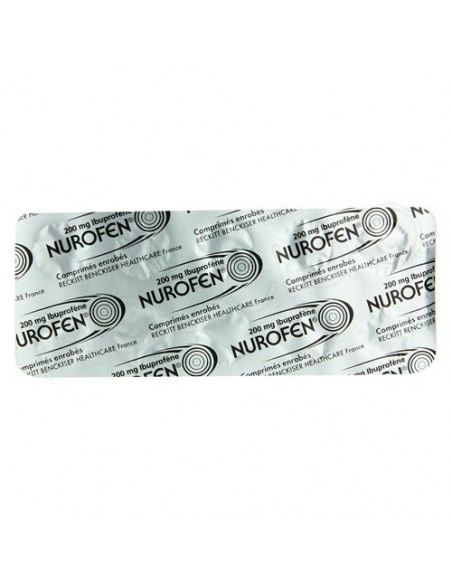 Nurofen 200 mg Ibuprofène Douleurs et Fièvre 20 comprimés enrobés Nurofen - 3