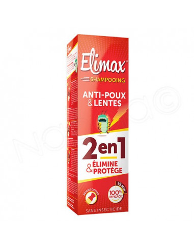 Elimax Shampooing Anti-Poux et Lentes 2en1 100ml + peigne  - 1