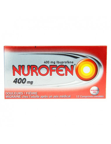 Nurofen 400 mg - 12 comprimés enrobés