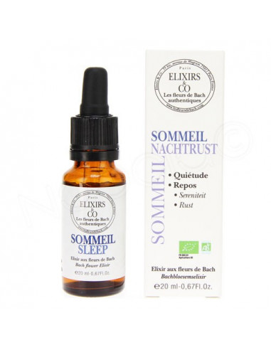 Elixirs&Co Sommeil Elixir aux fleurs de Bach20ml  - 1