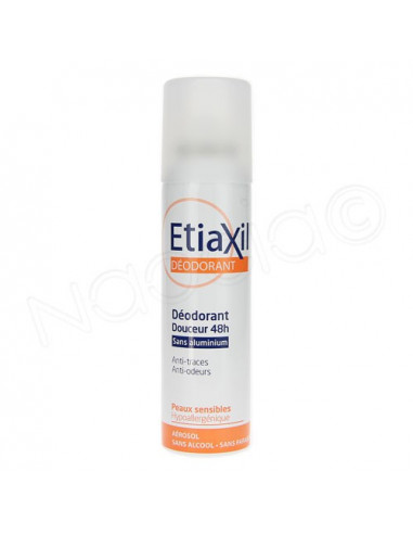 ETIAXIL Déodorant Douceur 48h sans aluminium Aérosol 150ml Etiaxil - 1