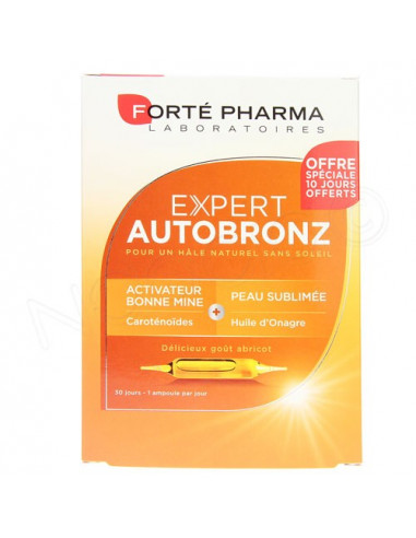 Forté Pharma Expert Autobronz 30 ampoules 1 mois de cure Forté Pharma - 1