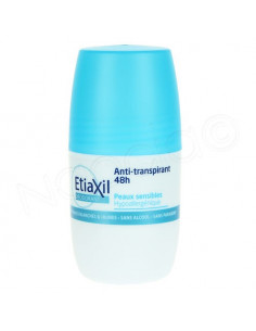 Etiaxil anti-transpirant Déodorant 48H peaux sensibles Roll-on 50ml Etiaxil - 1