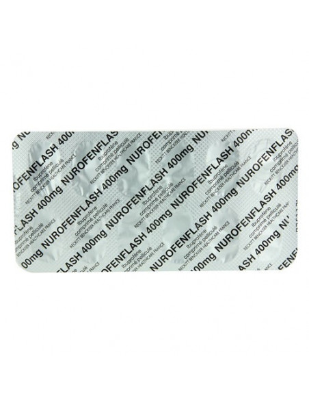 NurofenFlash 400 mg Ibuprofène Douleurs et Fièvre 12 comprimés pelliculés Nurofen - 3