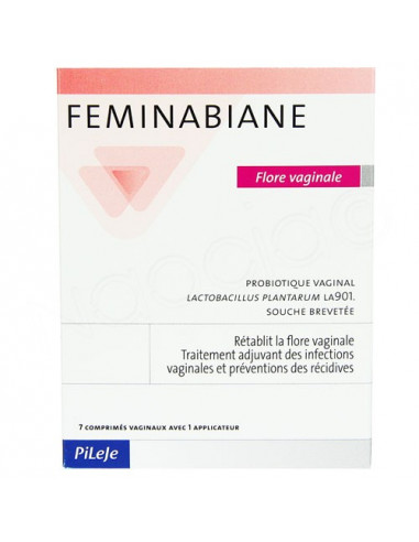 Pileje Feminabiane Flore Vaginale Probiotique 7 comprimés vaginaux Pileje - 1