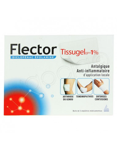 Flector tissugel ep 1% Emplâtre médicamenteux 5  - 1