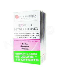 Forté Pharma Expert Hyaluronic 2x30 gélules Format 45 jours + 15 OFFERTS Forté Pharma - 1