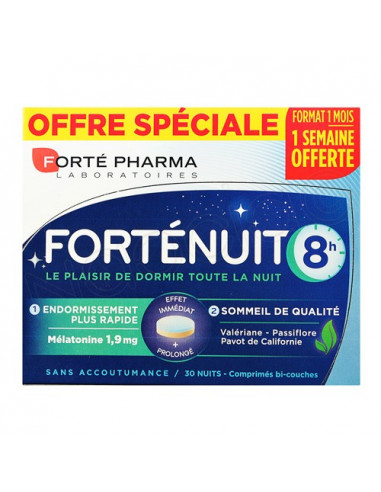 Forté Pharma FortéNuit 8h 30 comprimés dont 1 semaine offerte Forté Pharma - 1