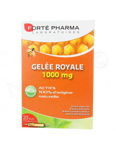 Forté Pharma Gelée Royale 1000mg 20 ampoules de 10ml Forté Pharma - 1