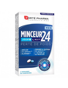 Forté Pharma Minceur 24 Men Jour Nuit Perte de Poids 28 comprimés Forté Pharma - 1
