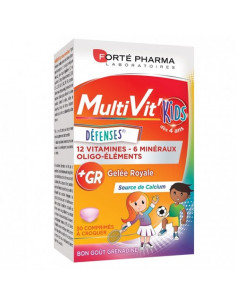 Forté Pharma MultiVit'Kids Défenses 30 comprimés à croquer Forté Pharma - 1