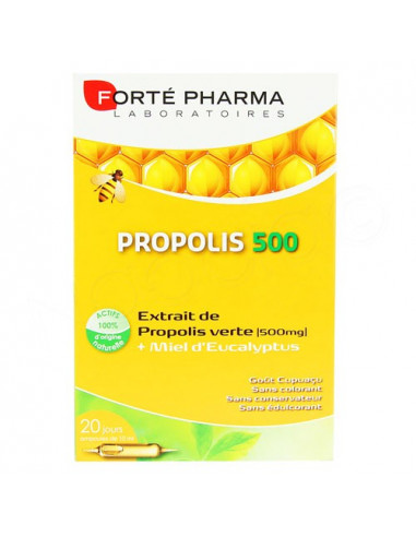 Forté Pharma Propolis 500 20 ampoules de 10ml Forté Pharma - 1