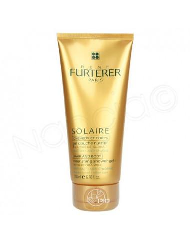 René Furterer Solaire Gel Douche Nutritif Corps Cheveux. 200ml