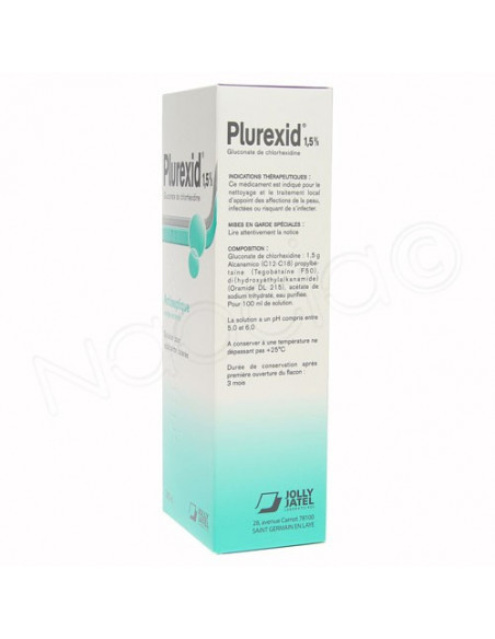Plurexid 15% Antiseptique Solution application cutanée 250ml  - 2