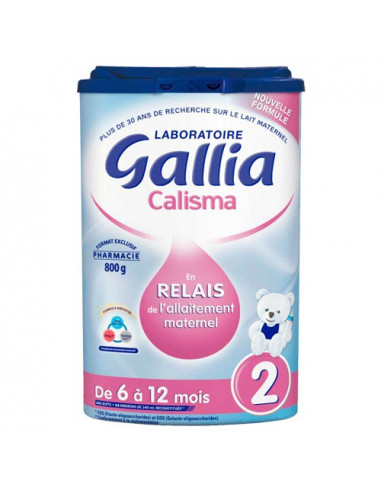 Gallia Calisma 2 Relais Lait en poudre 6-12 mois. 800g