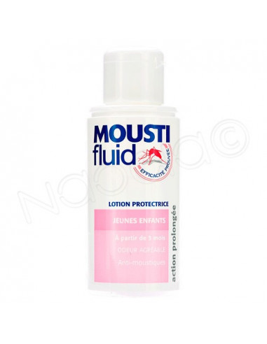 MOUSTIfluid Lotion Protectrice Anti-Moustiques Jeunes Enfants 3m+. 75ml