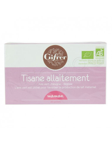 Gifrer Maman Tisane Allaitement BIO. 20 sachets