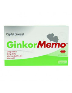 Ginkor Memo Capital Cérébral. 40 capsules