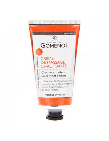 Gomenol N°1 Crème de Massage Chauffante. 75ml