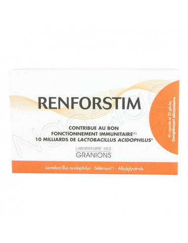 Granions Renforstim. 40 capsules et 20 gélules