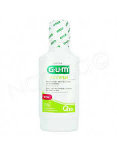 Gum Activital Bain de Bouche Gencives et Dents Saines au Quotidien Q10. 300ml