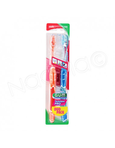 Gum Technique PRO Brosse à Dents Soft/Souple 525. x2