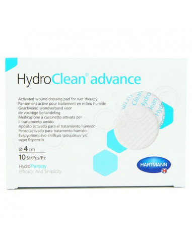 HydroClean Advance Pansement Activé Milieu Humide diamètre 4cm. x10