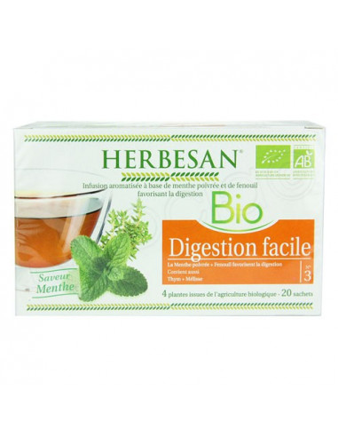 Herbesan Infusion Bio Digestion Facile. 20 sachets