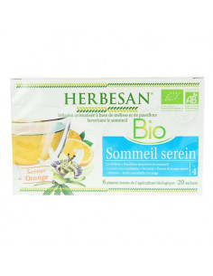 Herbesan Bio Sommeil Serein. 20 sachets