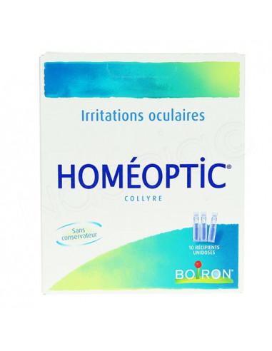 Homeoptic collyre 10 récipients unidoses