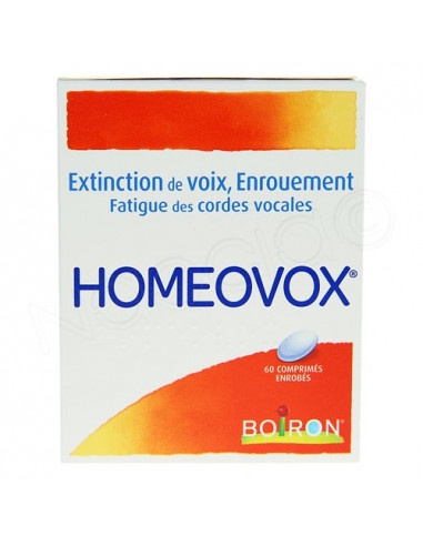Homeovox 60 comprimés