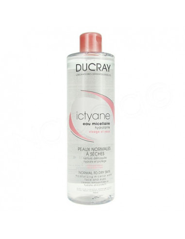 Ducray Ictyane Eau Micellaire Hydratante Visage & Yeux. 400ml