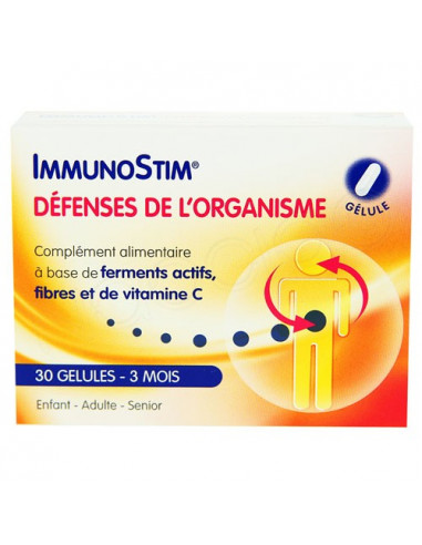 ImmunoStim Défenses de l'Organisme. 30 gélules - 3 mois