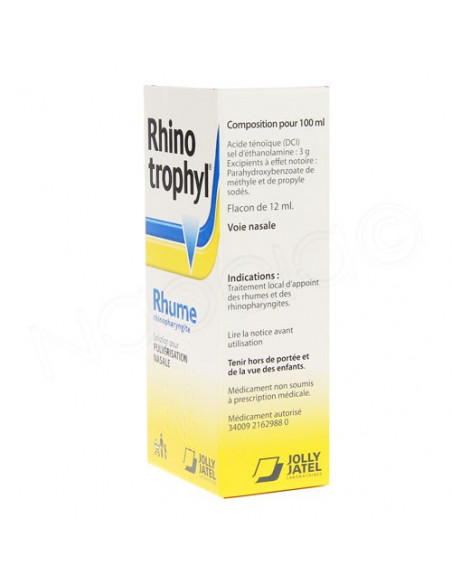 Rhinotrophyl Rhume Rhinopharyngite Solution pulvérisation nasale 12ml  - 2