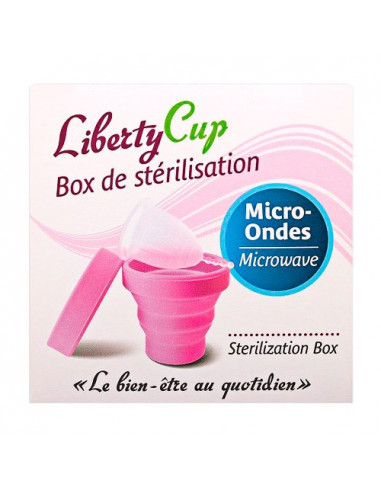 LibertyCup Box de stérilisation Micro-Ondes. x1 - accessoire pour coupes menstruelles