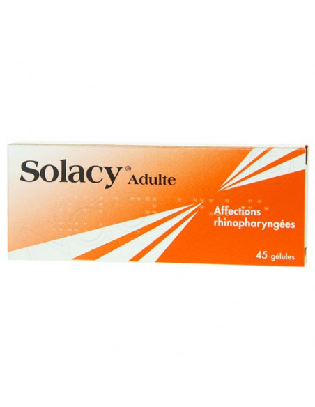 Solacy Adultes Affections rhinopharyngées 45 gélules