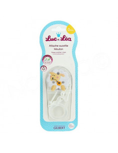Luc et Léa Attache Sucette Mouton x1