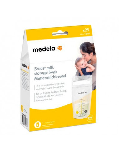 MEDELA Sachet conservation lait maternel x25 - Archange-pharma