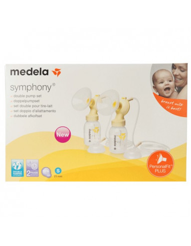 MEDELA SET DOUBLE SYMPHONY PERSONALFIT PLUS 21mm (S) - Archange-pharma
