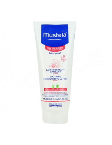 Mustela Lait Hydratant Apaisant Peau très Sensible Bébé. 200ml