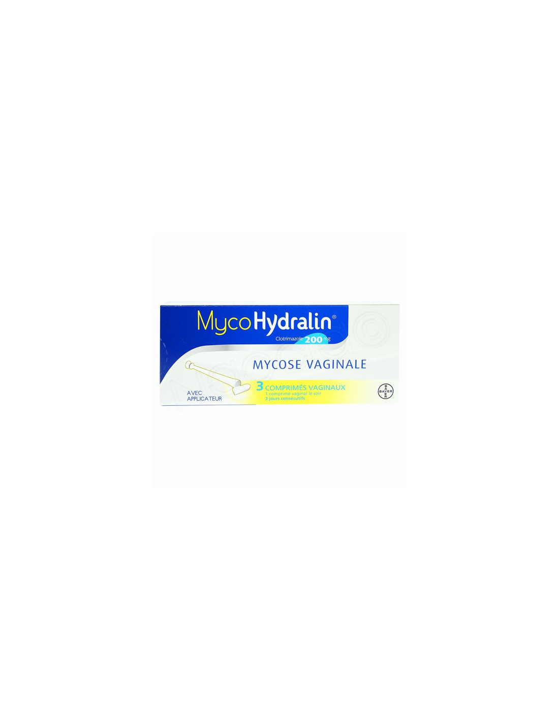 Mycohydralin comprimé vaginal 200mg pas cher