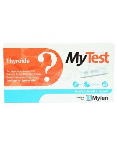MyTest Thyroïde Autotest de Dépistage de l'Hypothyroïdie. x1 kit